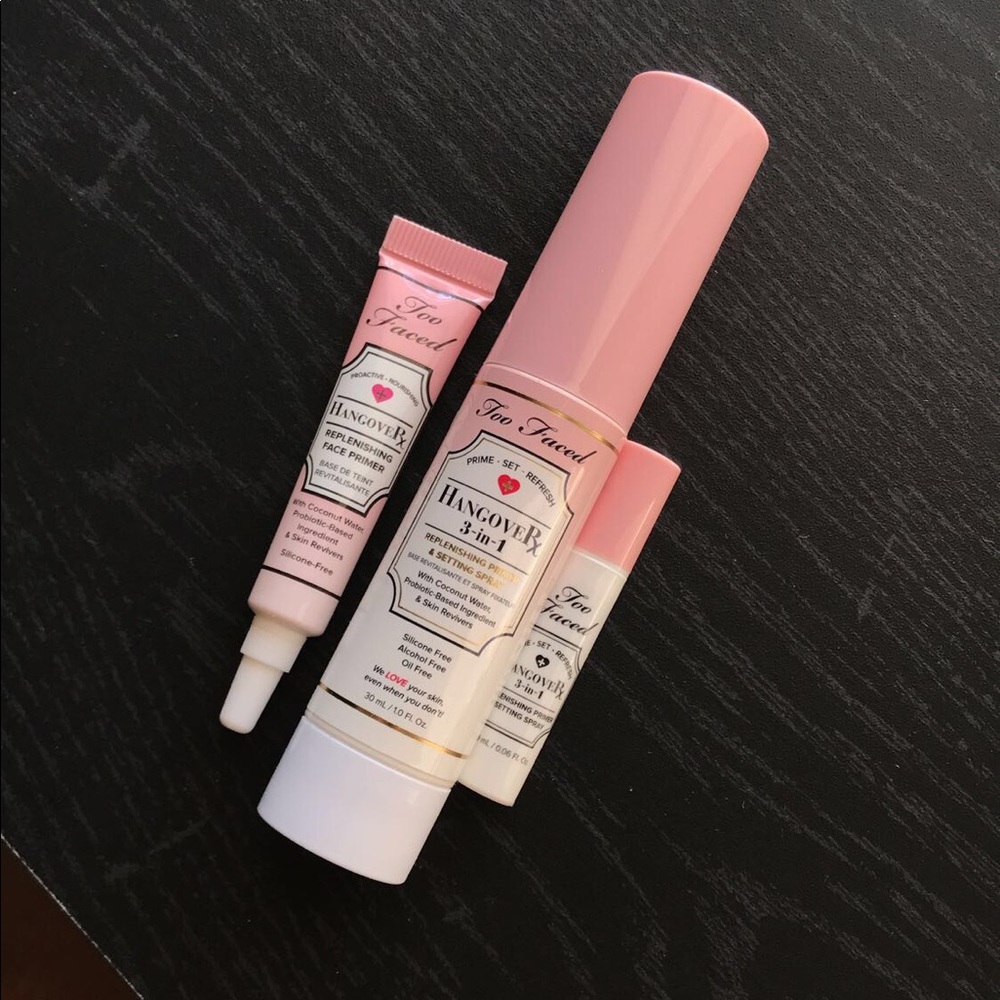Too faced Spray & face primer!